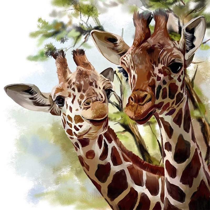F&S Diamond Painting Store Two Giraffes