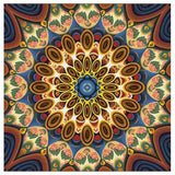 F&S Diamond Painting Store Blue Brown Mandala