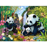 F&S Diamond Painting Store Panda Family