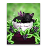 F&S Diamond Painting Store Teacup with Cat