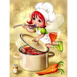 F&S Diamond Painting Store Cooking Girl
