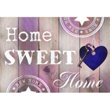 F&S Diamond Painting Store Home Sweet Home Paars Hart