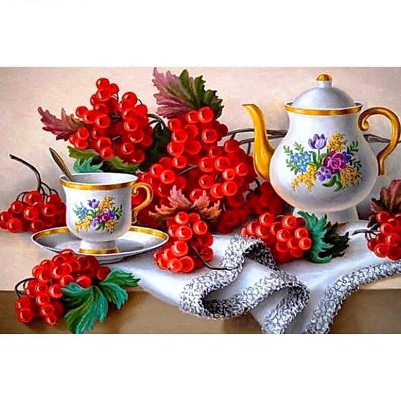 F&S Diamond Painting Store Tea Party with Cherry
