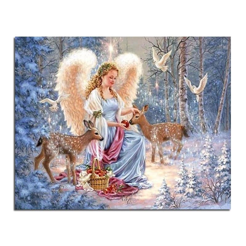 F&S Diamond Painting Store Angel With Deer