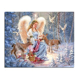 F&S Diamond Painting Store Angel With Deer