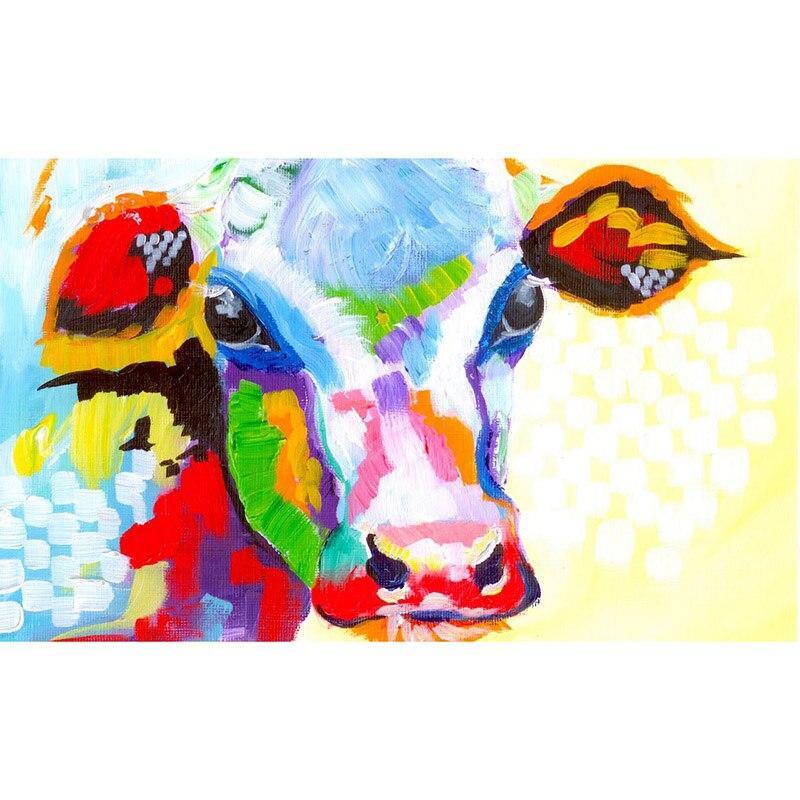 F&S Diamond Painting Store Colorful Cow