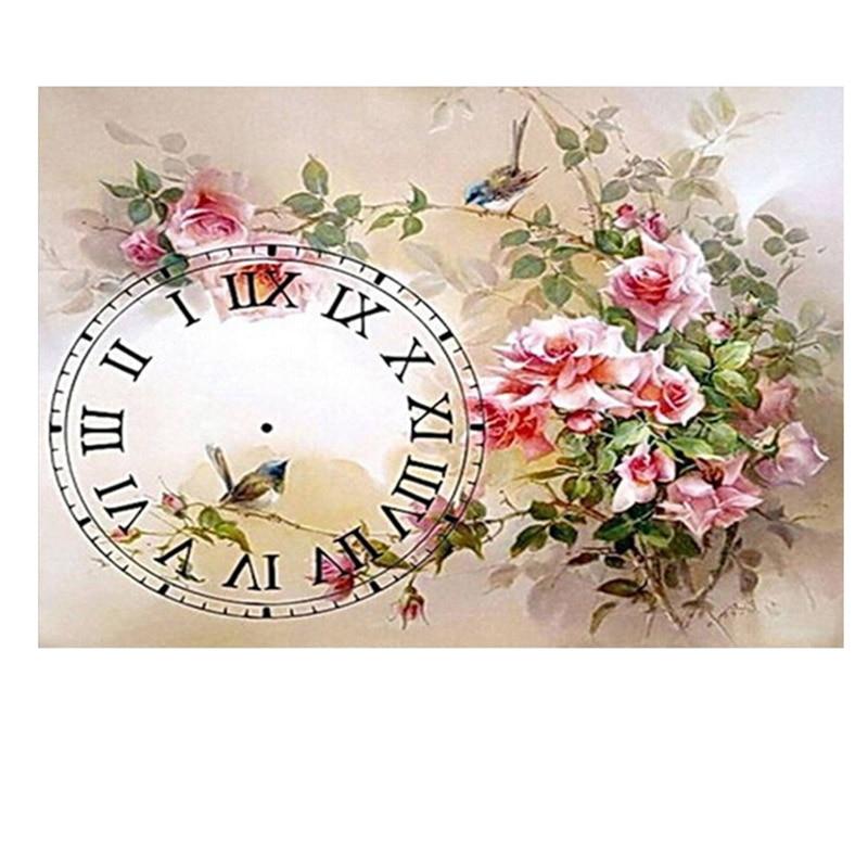 F&S Diamond Painting Store Flower clock