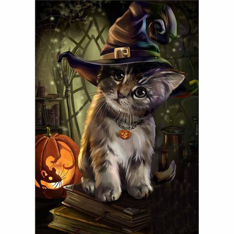 F&S Diamond Painting Store Cats Halloween