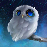 F&S Diamond Painting Store Owl With Big Eyes