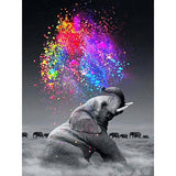 F&S Diamond Painting Store Elephants And Rainbow