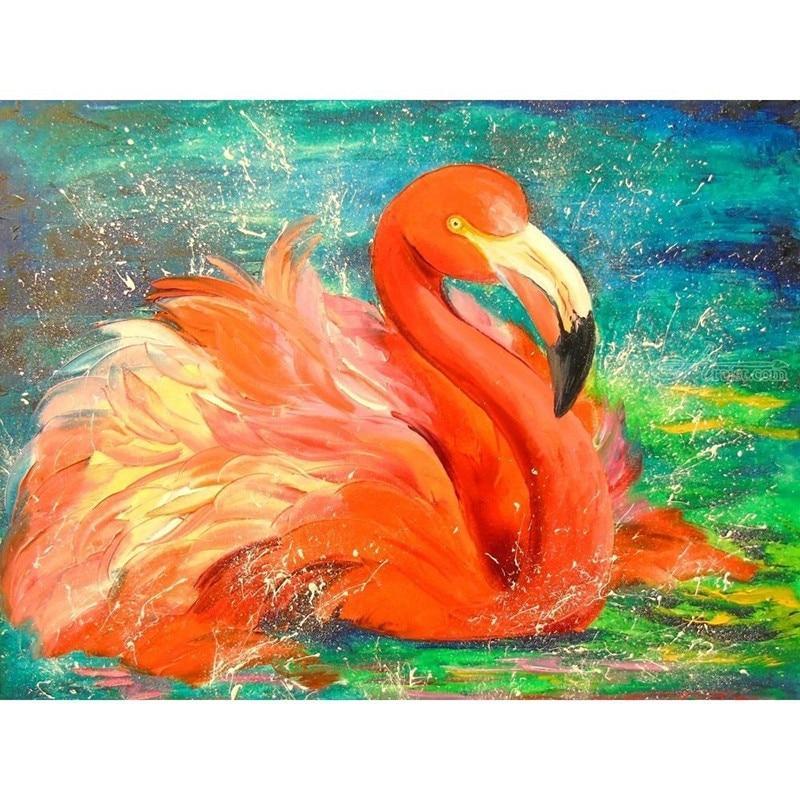 F&S Diamond Painting Store Flamingo In The Water