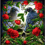 F&S Diamond Painting Store Crow And Skull