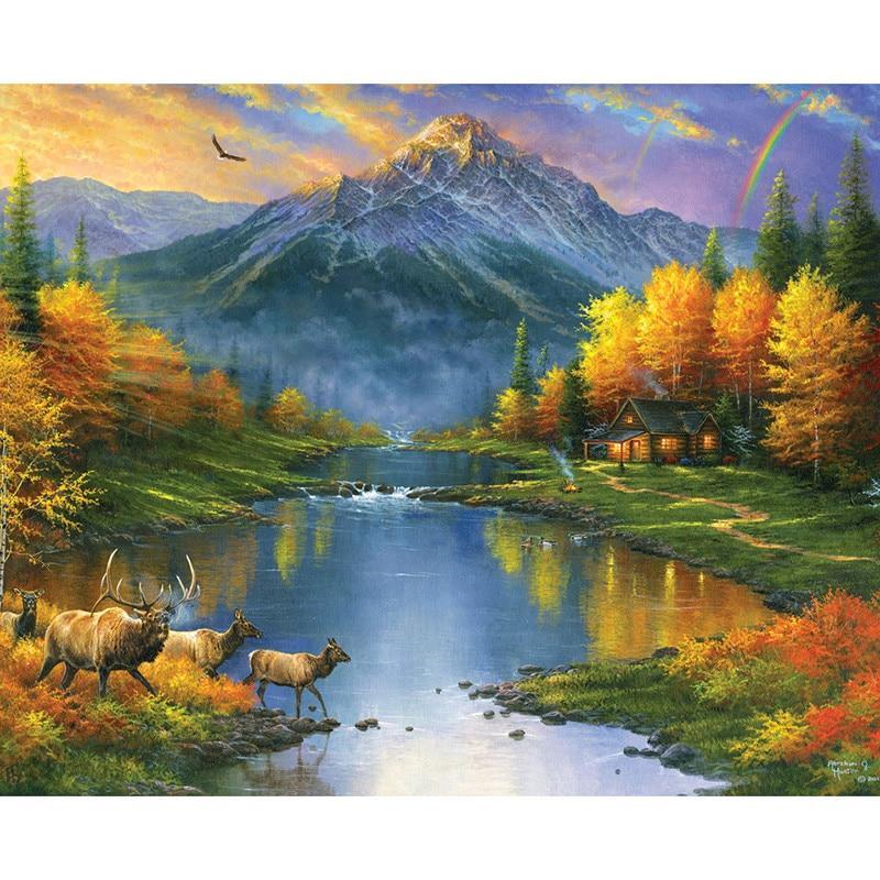 F&S Diamond Painting Store Beautiful Mountain View