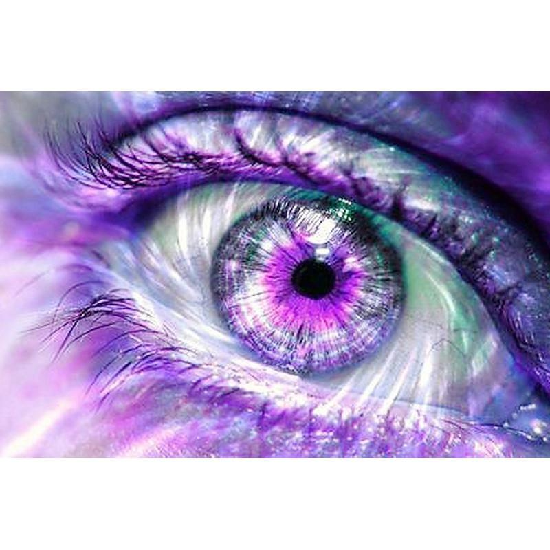 F&S Diamond Painting Store Purple Eyes