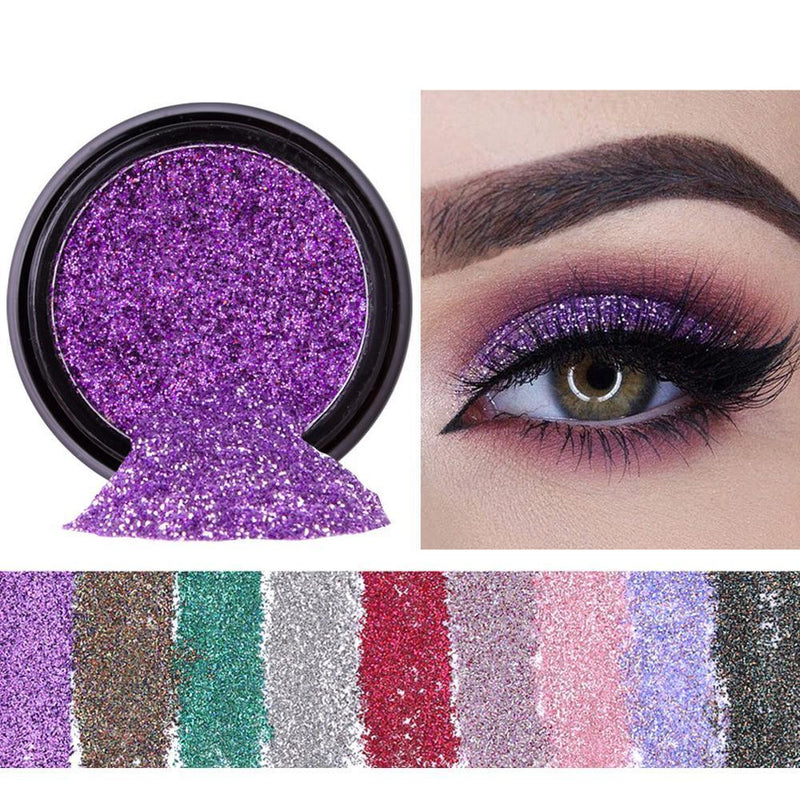 New 14 Colors Pigment Shimmer Metallic Eye Shadow Glitter Loose Powder Eyeshadow Makeup paleta de sombra Diamond Lips