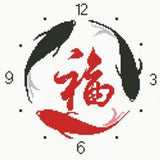 F&S Diamond Painting Store Clock And Fish