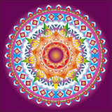 F&S Diamond Painting Store Purple Round Mandala