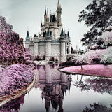 F&S Diamond Painting Store Building and Castle on River