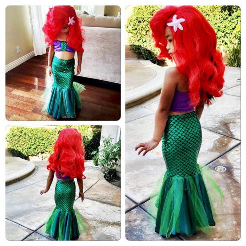 The little Mermaid Ariel Princess Cosplay Costume Mermaid Dress