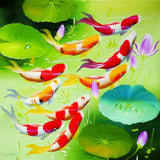 F&S Diamond Painting Store Lotus Nine Fish