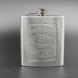 Portable stainless steel hip flask flagon