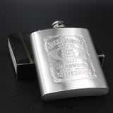 Portable stainless steel hip flask flagon
