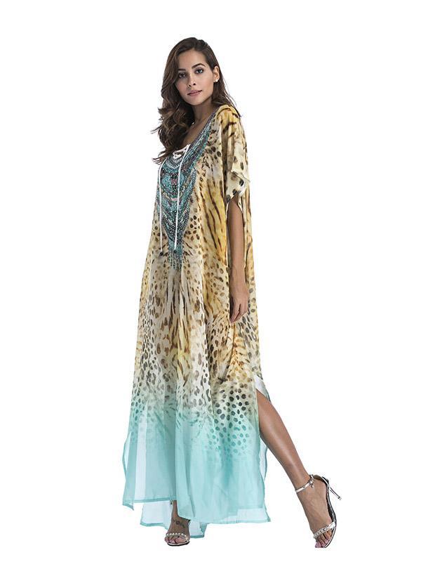 Large Size Printed Dress