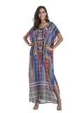 Large Size Printed Dress