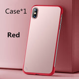 KoisAcase Frameless clear Matte Hard Phone Case For Samsung S8 S9 S10 Plus Lite Note 8 9 10 A50 A60 A70 A80 With Finger Ring