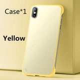 KoisAcase Frameless clear Matte Hard Phone Case For Samsung S8 S9 S10 Plus Lite Note 8 9 10 A50 A60 A70 A80 With Finger Ring