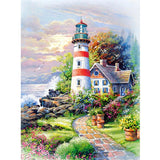 F&S Diamond Painting Store Coastal Lighthouse
