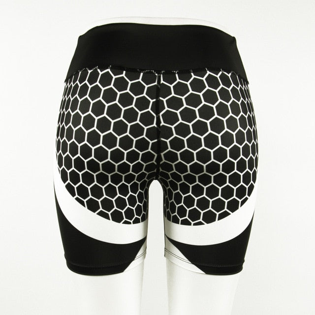Yoga Pants Honeycomb Carbon Leggings Women Fitness Wear