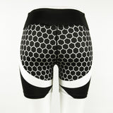 Yoga Pants Honeycomb Carbon Leggings Women Fitness Wear