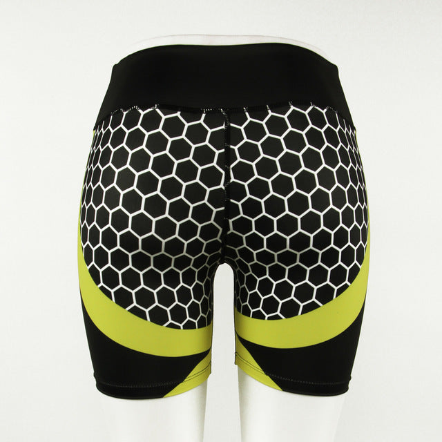 Yoga Pants Honeycomb Carbon Leggings Women Fitness Wear