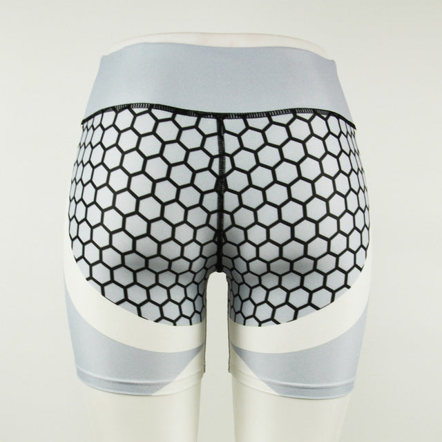 Yoga Pants Honeycomb Carbon Leggings Women Fitness Wear