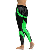 Yoga Pants Honeycomb Carbon Leggings Women Fitness Wear