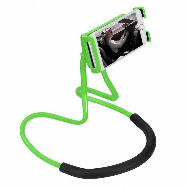 Lazy Bracket Universal 360 Degree Rotation Flexible Phone Selfie Holder Snake-like Neck Bed Mount Anti-skid For iPhone Android