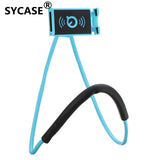 Lazy Bracket Universal 360 Degree Rotation Flexible Phone Selfie Holder Snake-like Neck Bed Mount Anti-skid For iPhone Android