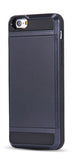 Luxury Dual Layer Hybrid Back Case With Slide Hide Card Holder for iphone 5 6 7 plus Hard Slim TPU Soft Armor Hybrid Back Cover