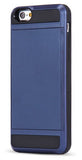 Luxury Dual Layer Hybrid Back Case With Slide Hide Card Holder for iphone 5 6 7 plus Hard Slim TPU Soft Armor Hybrid Back Cover