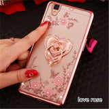 Luxury Rhinestone cover case For OPPO R9 R9s R7 R7S Plus A59 F1s A53 A51T A57 A39 A37 A35 F1 A33 A31T diamond phone cases shell