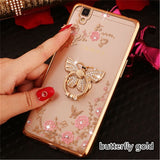 Luxury Rhinestone cover case For OPPO R9 R9s R7 R7S Plus A59 F1s A53 A51T A57 A39 A37 A35 F1 A33 A31T diamond phone cases shell