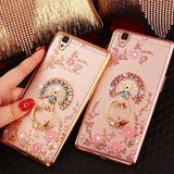 Luxury Rhinestone cover case For OPPO R9 R9s R7 R7S Plus A59 F1s A53 A51T A57 A39 A37 A35 F1 A33 A31T diamond phone cases shell