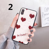 Luxury Stereoscopic Rhombus Shape Love Wave point Shell For Xiaomi 6x 8se Mi 9 8 Lite Mi play Note 7 Case Anti-knock Cover Women