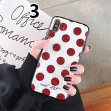 Luxury Stereoscopic Rhombus Shape Love Wave point Shell For Xiaomi 6x 8se Mi 9 8 Lite Mi play Note 7 Case Anti-knock Cover Women