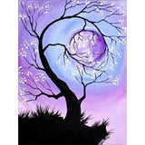 F&S Diamond Painting Store Moon and Tree