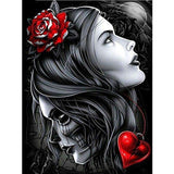 F&S Diamond Painting Store Girl Backside Skull