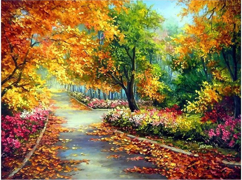 F&S Diamond Painting Store Autumn Forest 20x25cm