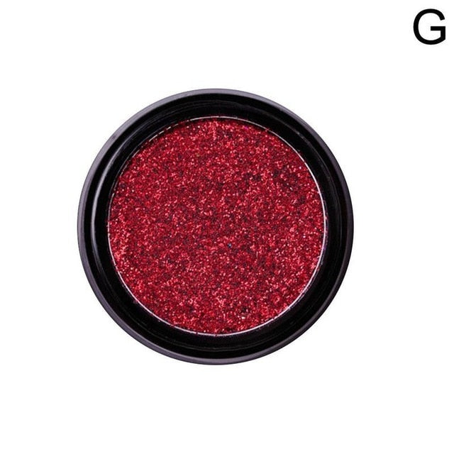 New 14 Colors Pigment Shimmer Metallic Eye Shadow Glitter Loose Powder Eyeshadow Makeup paleta de sombra Diamond Lips