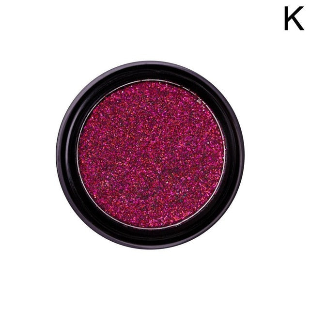 New 14 Colors Pigment Shimmer Metallic Eye Shadow Glitter Loose Powder Eyeshadow Makeup paleta de sombra Diamond Lips